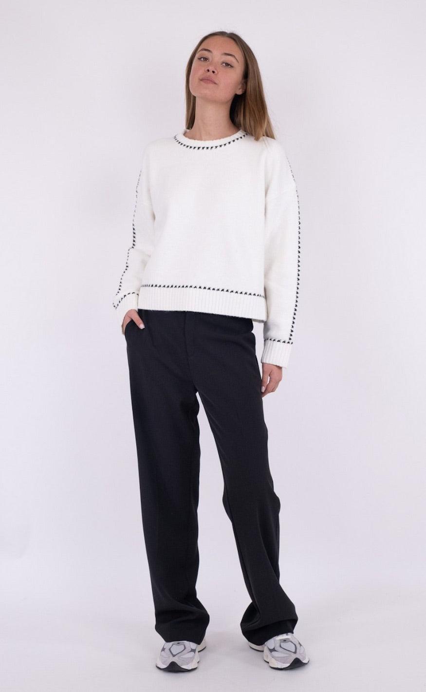 Neo Noir Bluse - Detri - Off White
