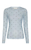 Neo Noir Bluse - Ella Space Dot - Light Blue