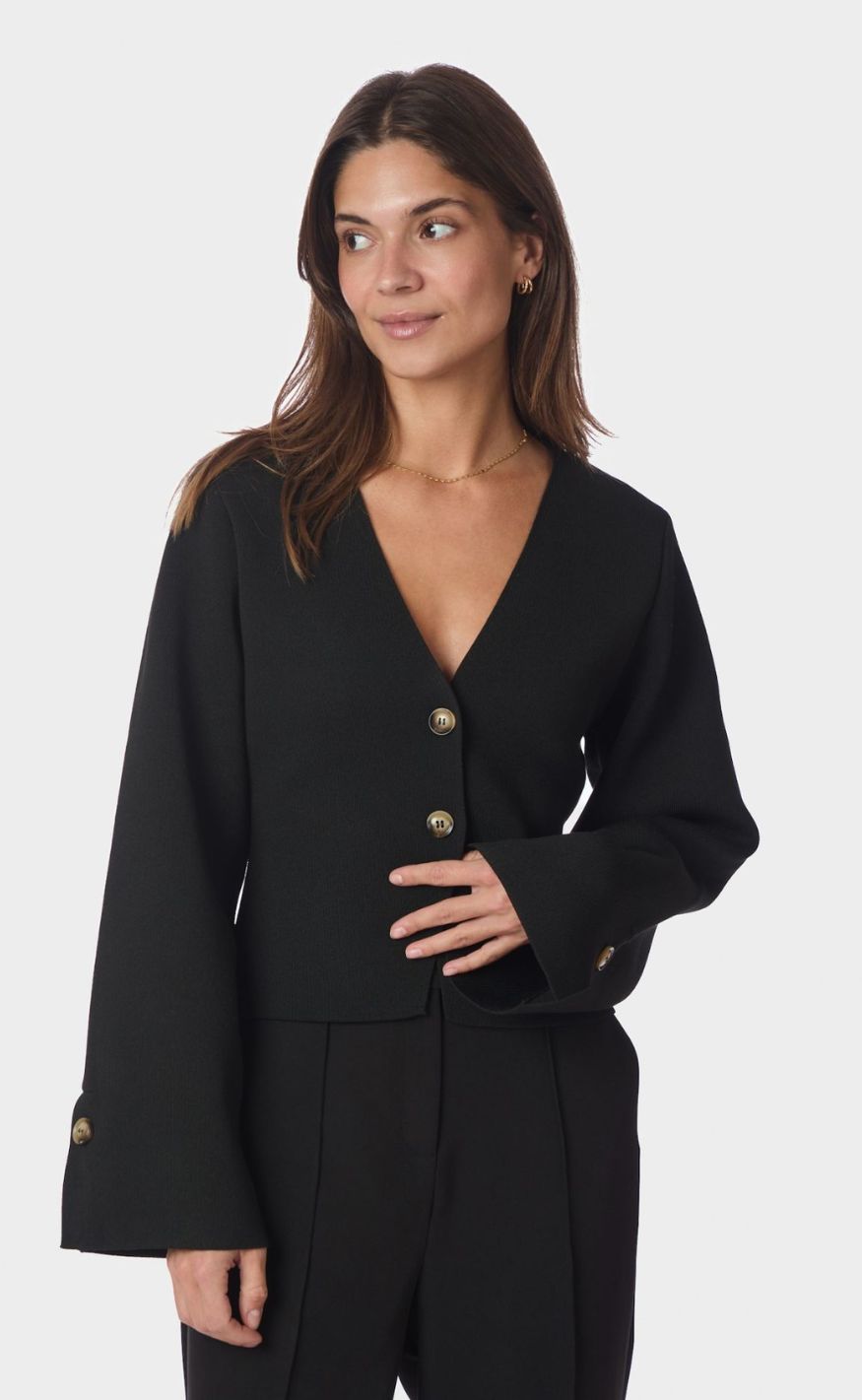 Neo Noir Bluse - Fulvia - Black