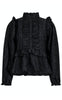 Neo Noir Bluse - Hawaii - Black