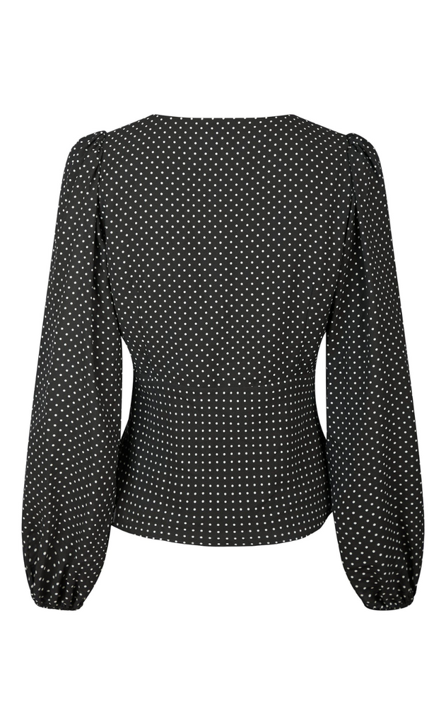 Neo Noir Bluse - Jane Dot - Black