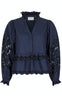 Neo Noir Bluse - Kimmo Embroidery - Black