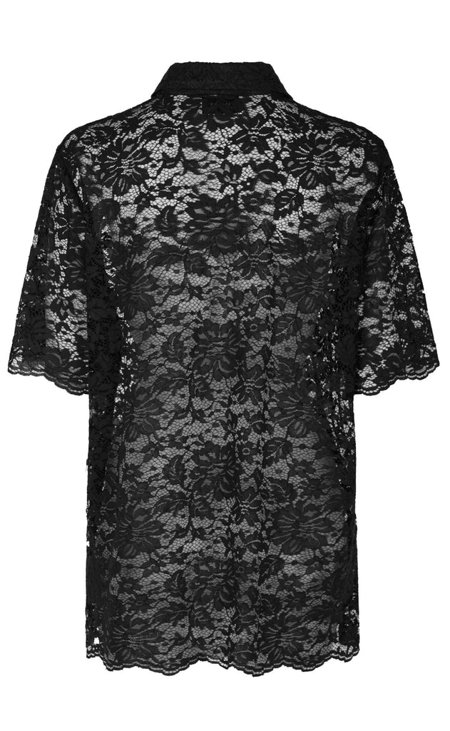 Neo Noir Bluse - Lamari Lace - Black