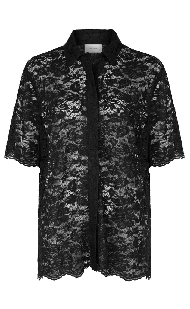 Neo Noir Bluse - Lamari Lace - Black