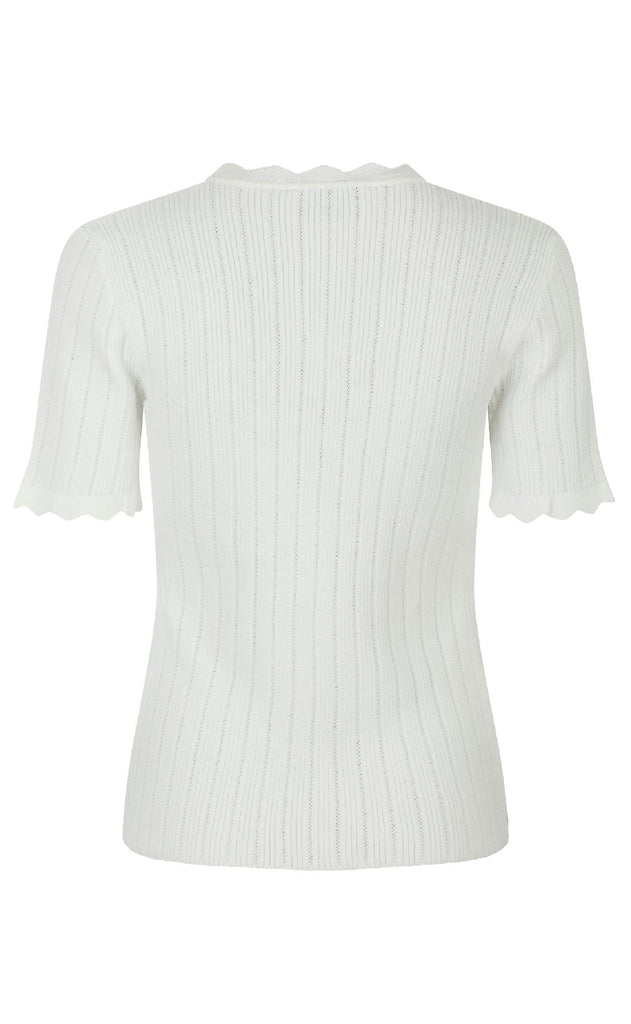 Neo Noir Bluse - Larifa Stitch - White