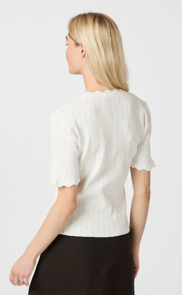 Neo Noir Bluse - Larifa Stitch - White