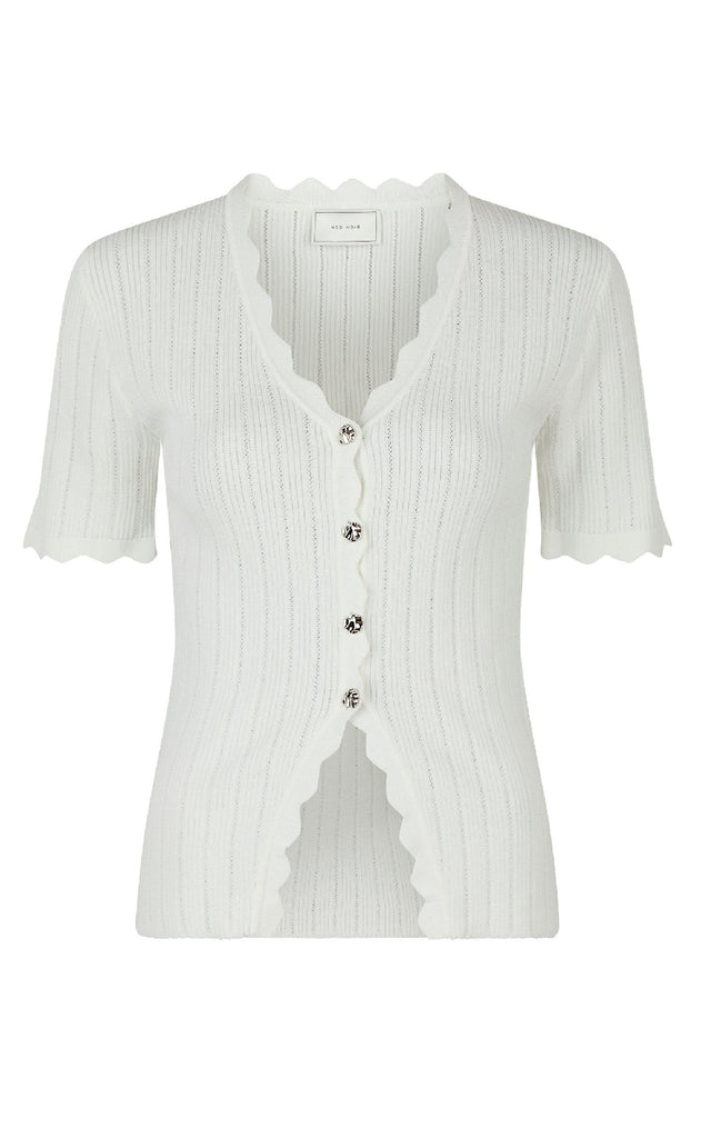 Neo Noir Bluse - Larifa Stitch - White