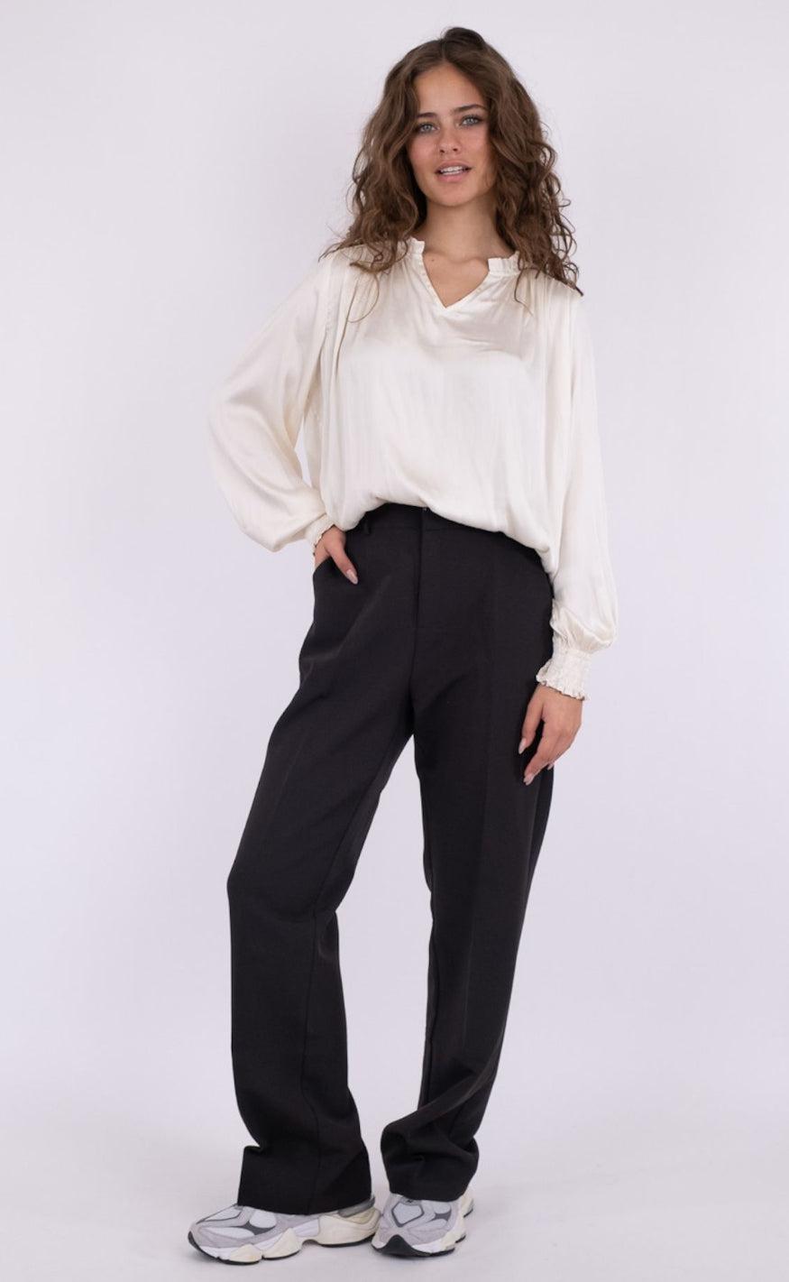Neo Noir Bluse - Lucie - Off White