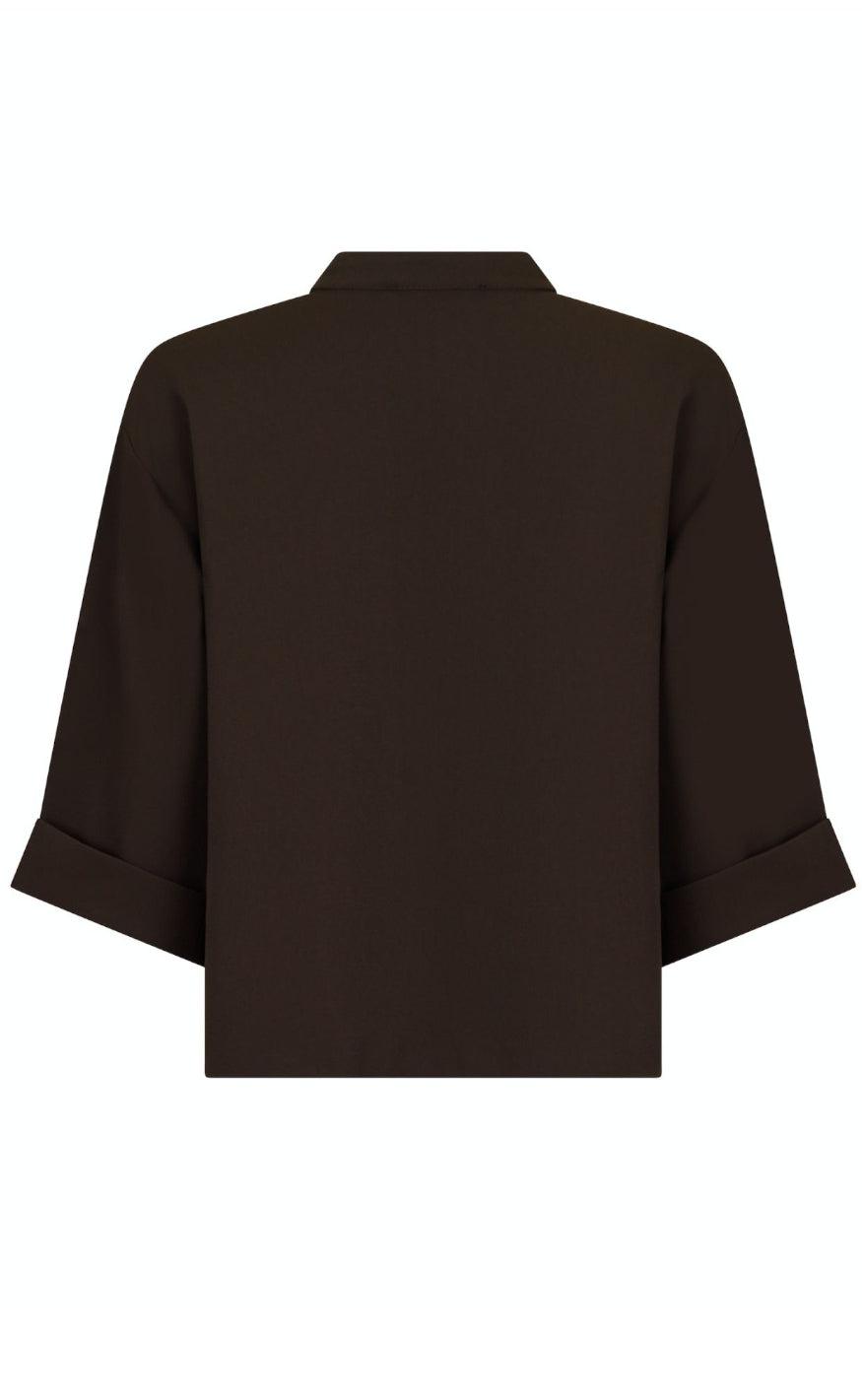 Neo Noir Bluse - Luma - Brown