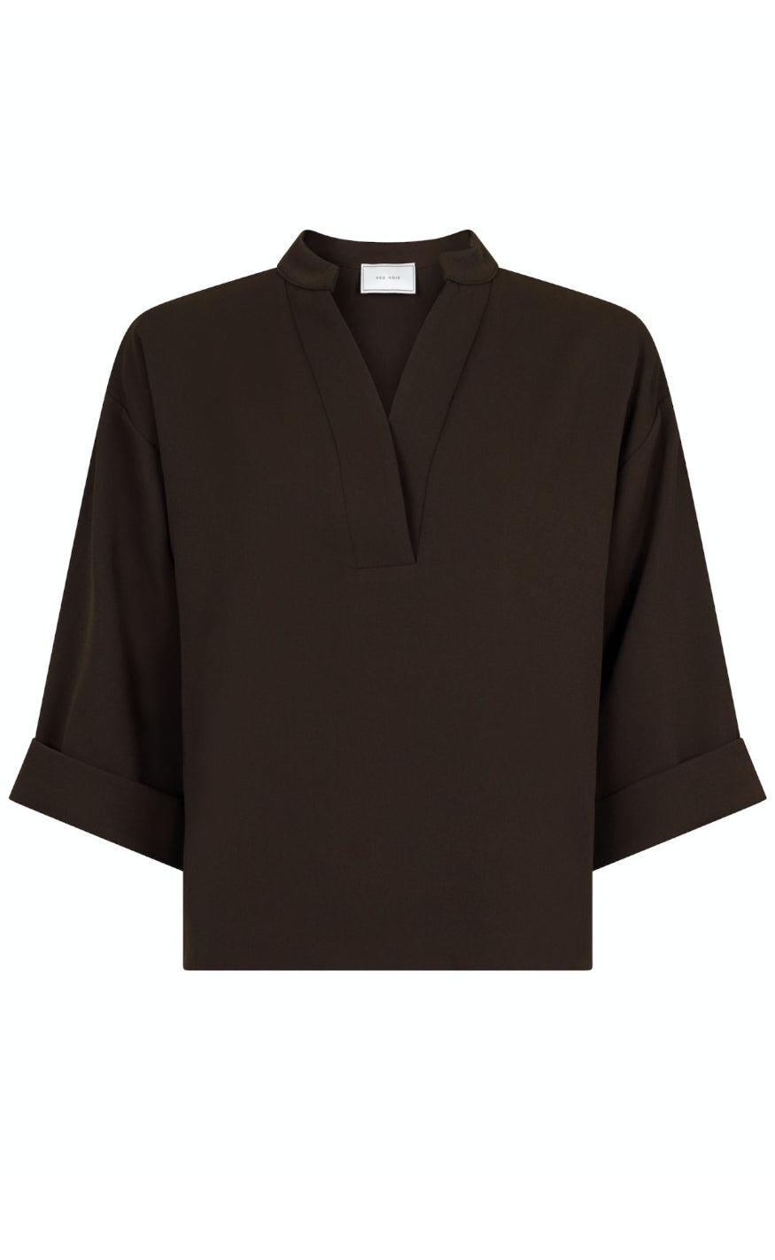 Neo Noir Bluse - Luma - Brown
