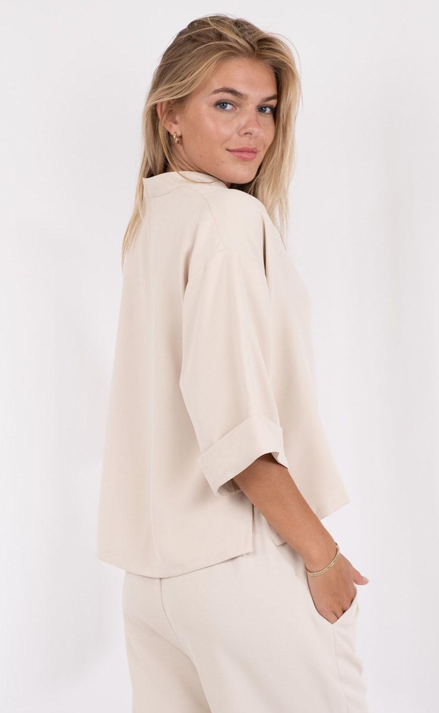Neo Noir Bluse - Luma - Creme