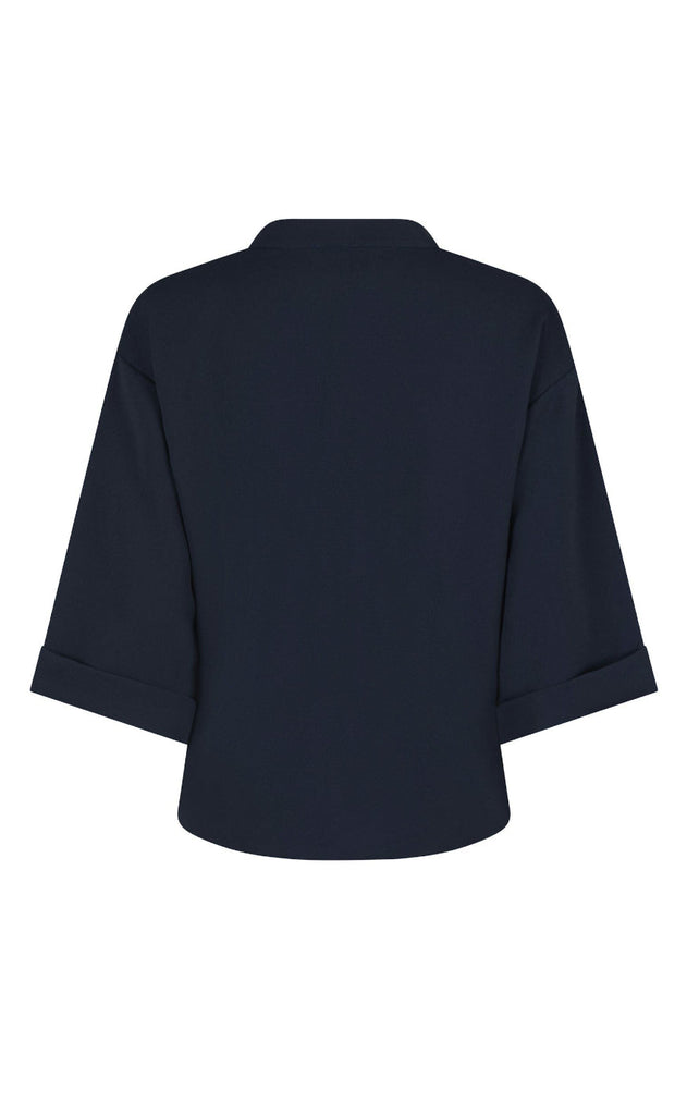 Neo Noir Bluse - Luma - Navy