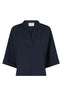 Neo Noir Bluse  - Luma - Navy