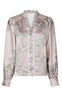 Neo Noir Bluse - Massima Paisley Border - Rose