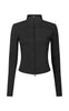 Neo Noir Bluse - Nolana Zip - Black