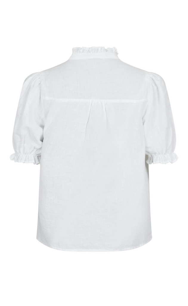 Neo Noir Bluse - Odesa Linen - White