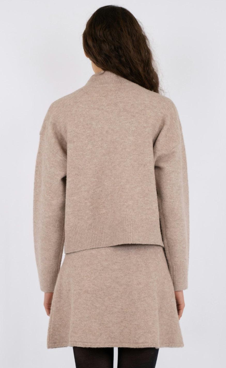 Neo Noir Bluse - Paulina - Sand Melange