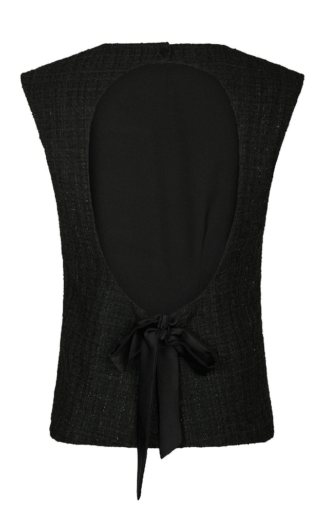 Neo Noir Bluse - Rafli - Black