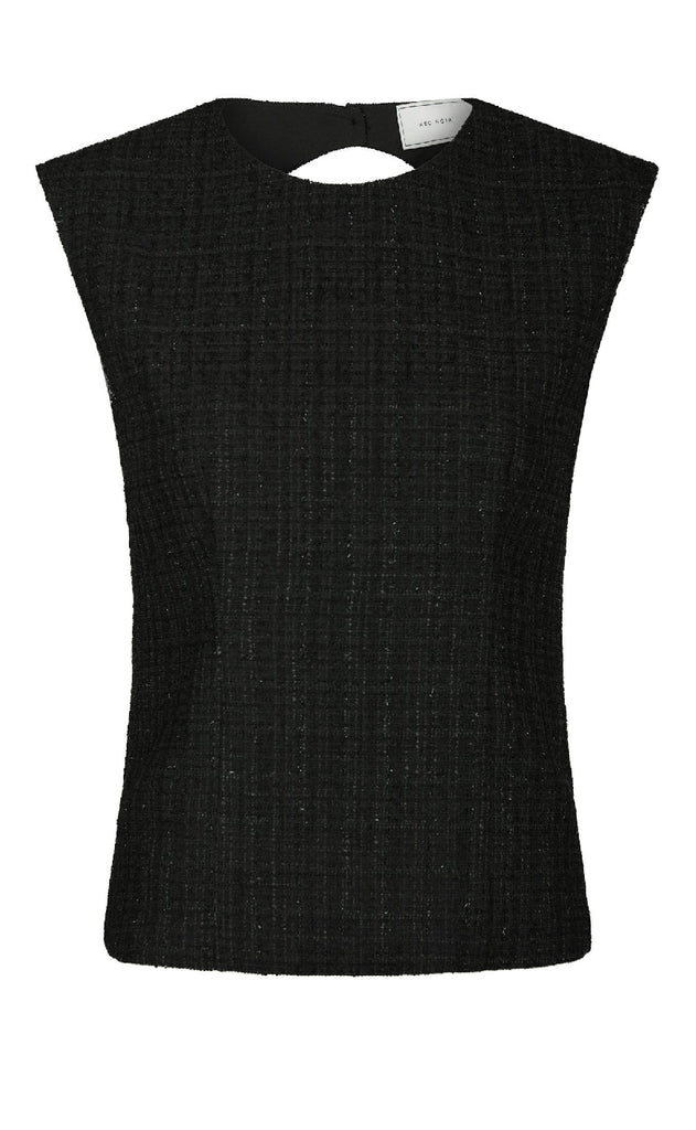 Neo Noir Bluse - Rafli - Black