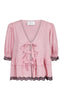 Neo Noir Bluse - Raya Embroidery - Powder