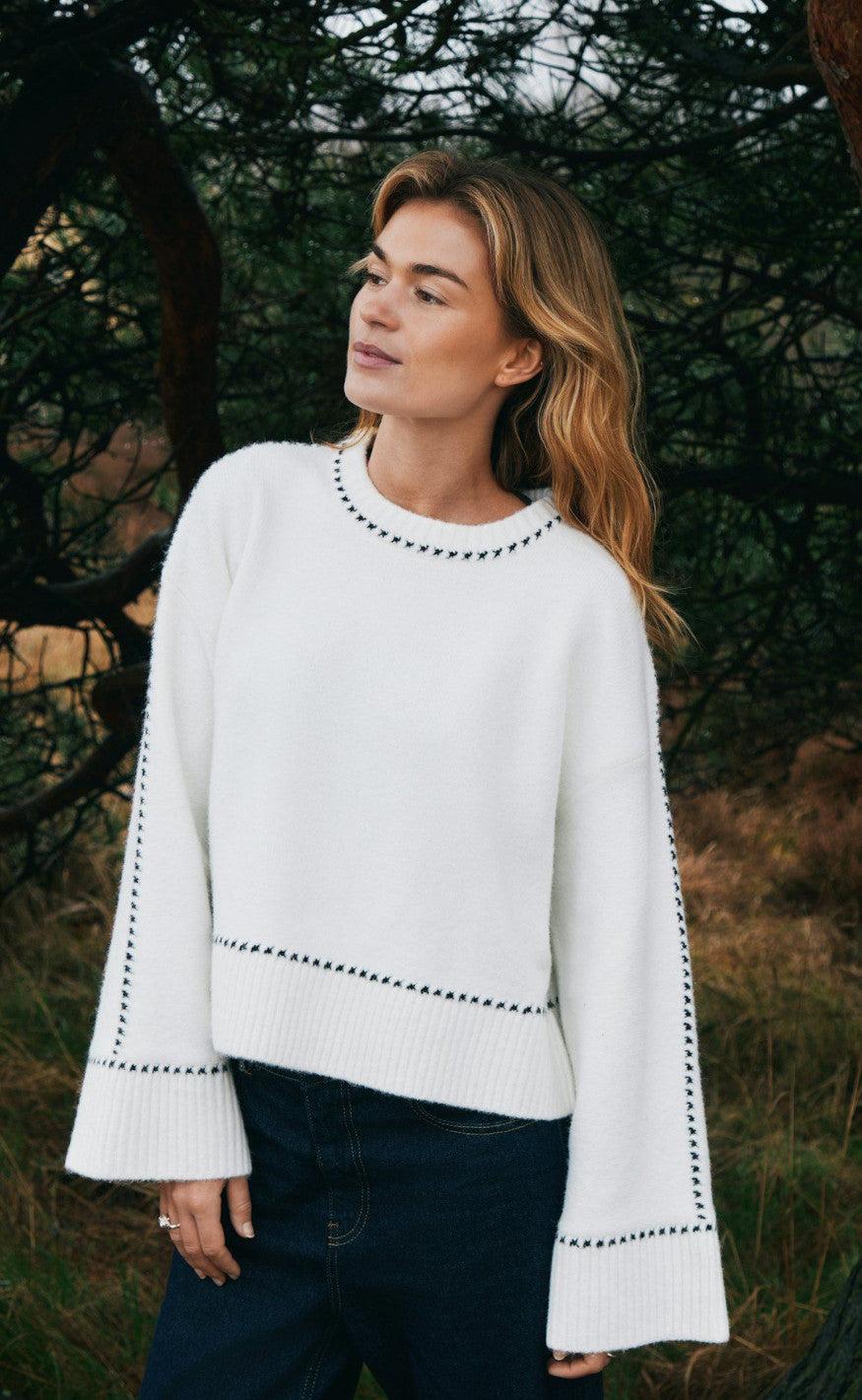 Neo Noir Bluse - Roeme - Off White