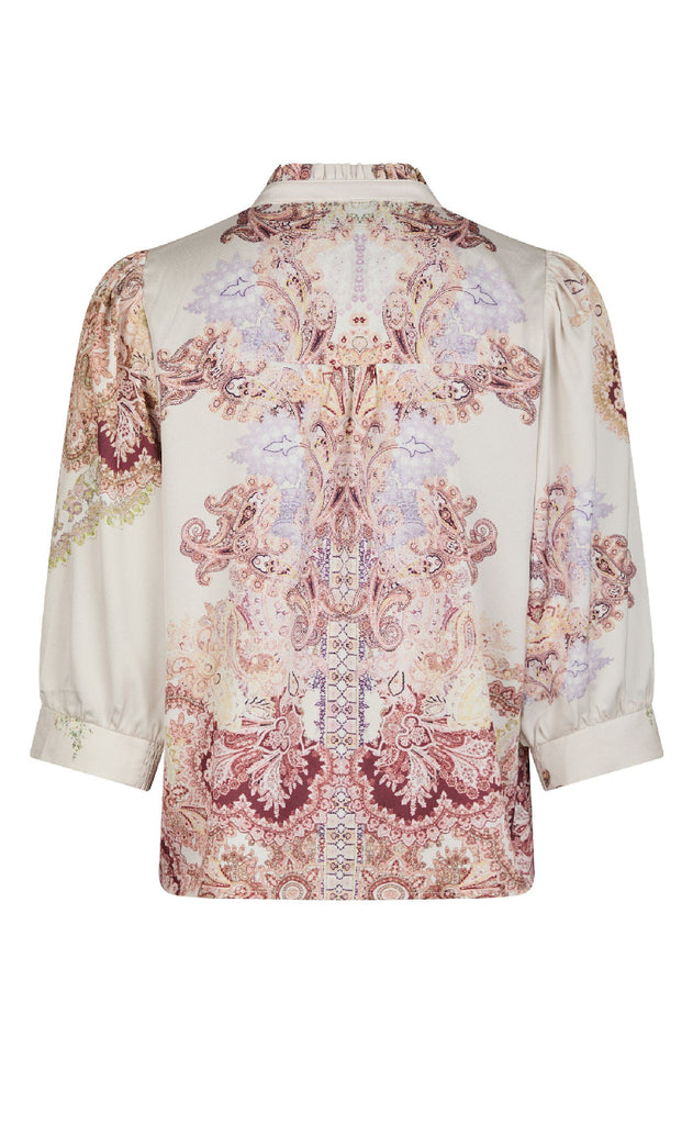 Neo Noir Bluse - Roselle Artist - Ivory