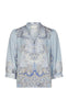 Neo Noir Bluse - Roselle Artist - Light Blue