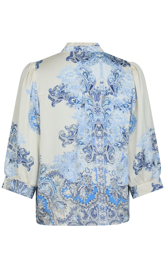 Neo Noir Bluse - Roselle Artist - Powder Blue