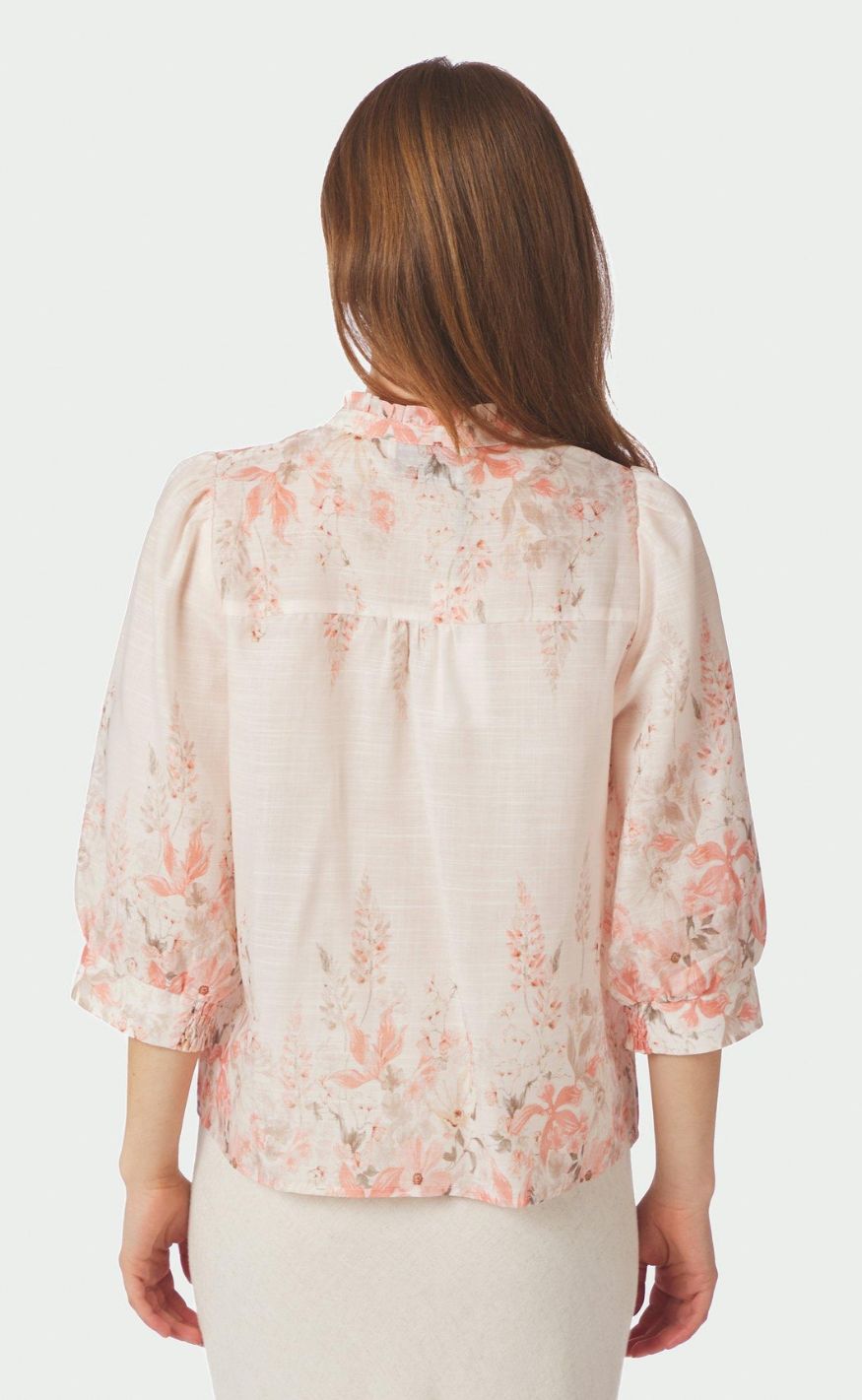 Neo Noir Bluse - Roselle Blooming - Misty Rose