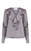 Neo Noir Bluse - Sandie Sateen - Grey