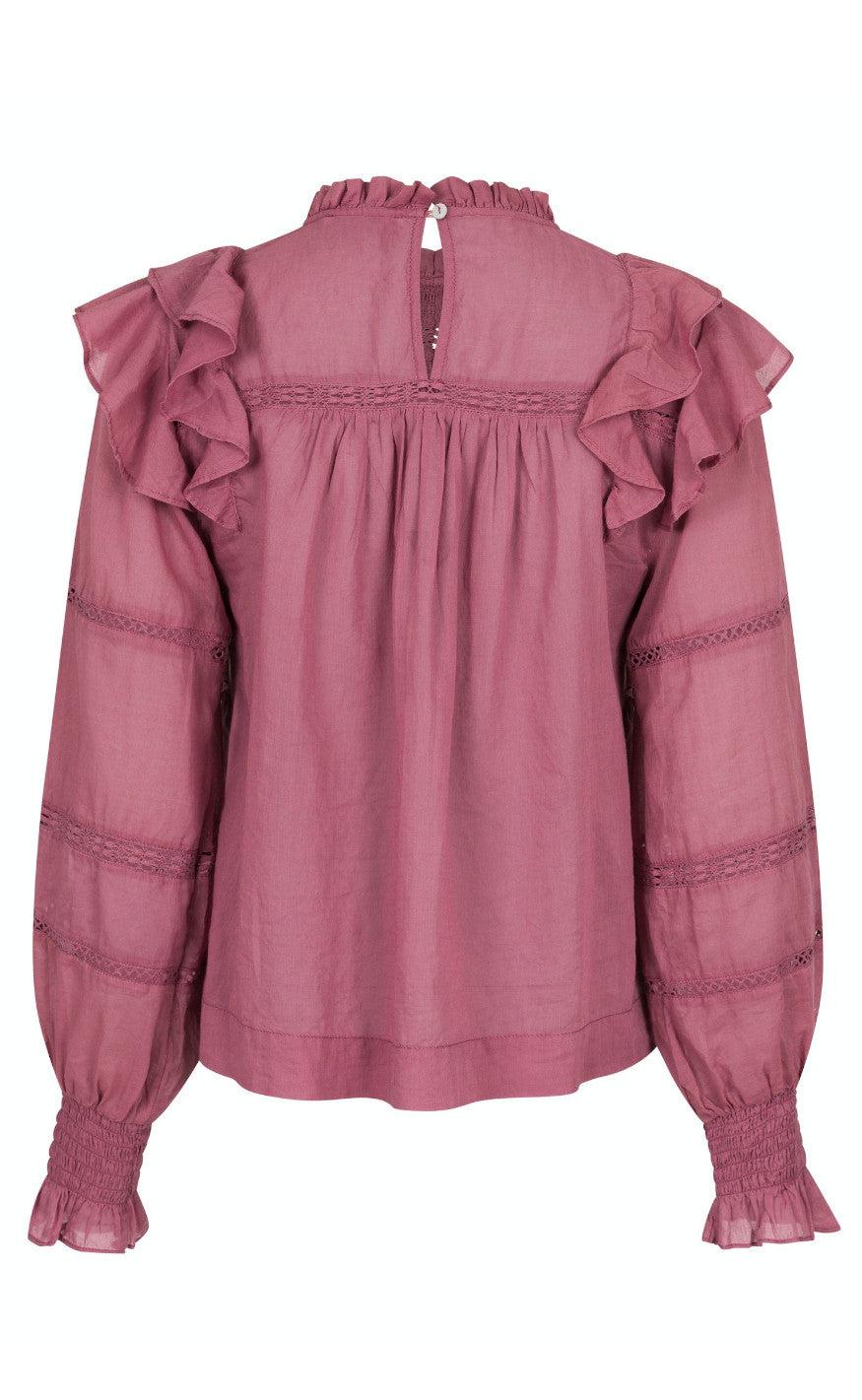 Neo Noir Bluse - Sarna - Evening Rose