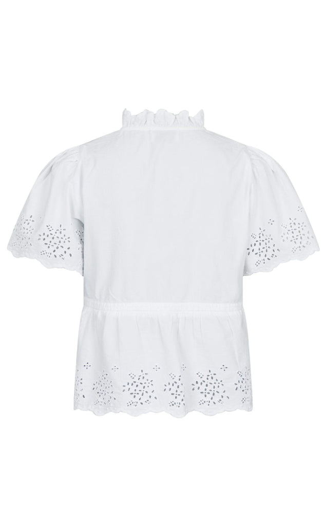 Neo Noir Bluse - Satsi Embroidery - White