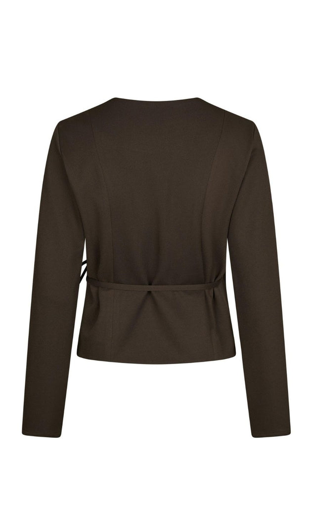 Neo Noir Bluse - Simmi - Dark Brown