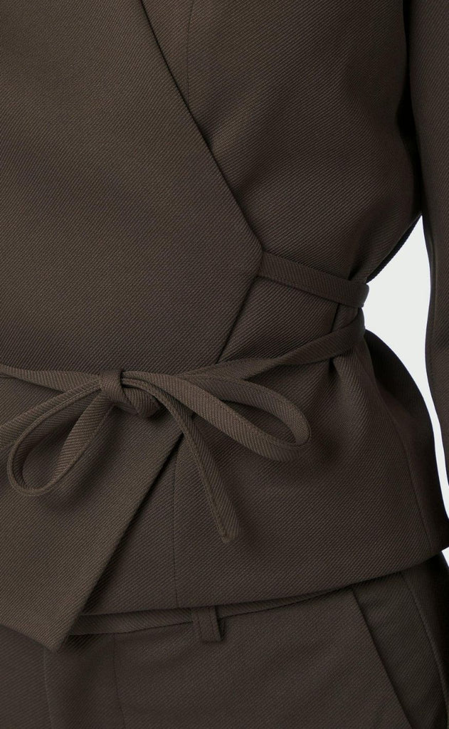 Neo Noir Bluse - Simmi - Dark Brown