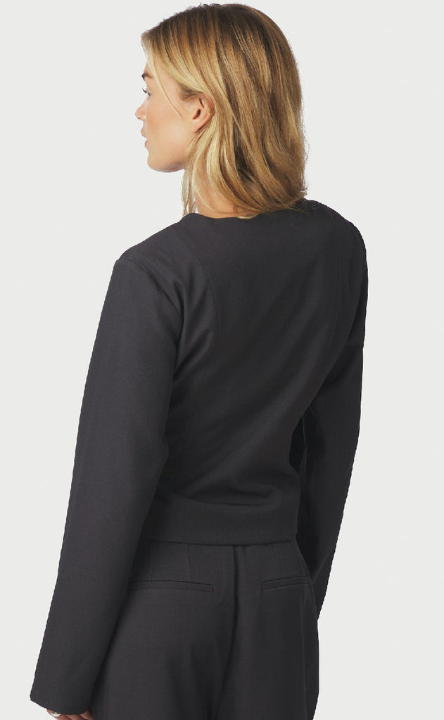 Neo Noir Bluse - Simmi - Dark Grey