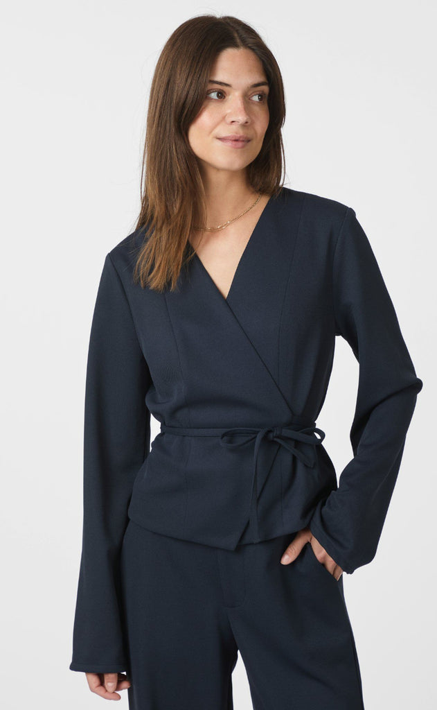 Neo Noir Bluse - Simmi - Navy