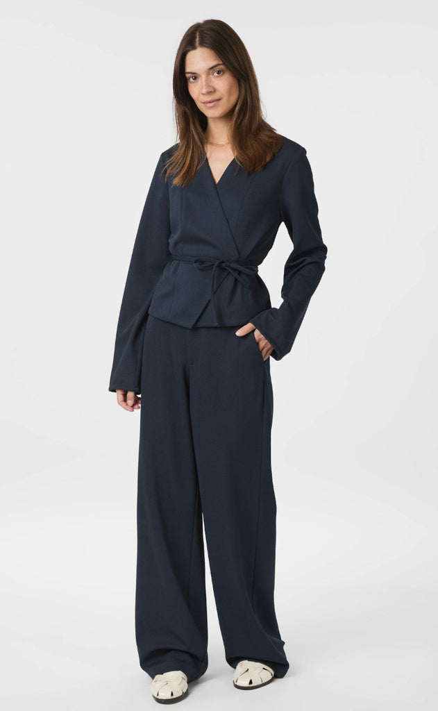 Neo Noir Bluse - Simmi - Navy