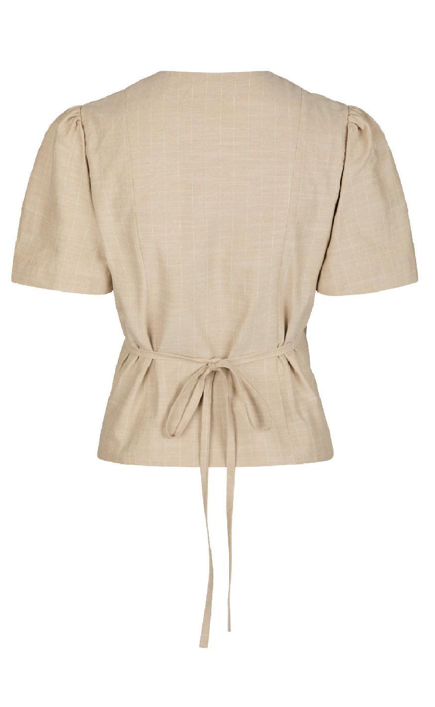 Neo Noir Bluse - Simoni Stripe - Sand