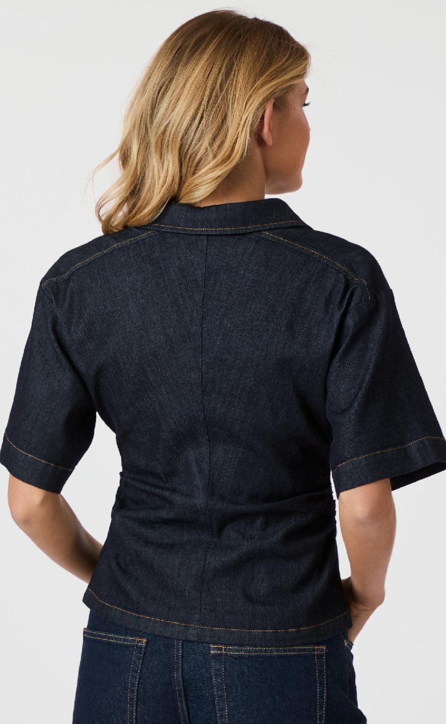 Neo Noir Bluse - Spenda - Dark Blue