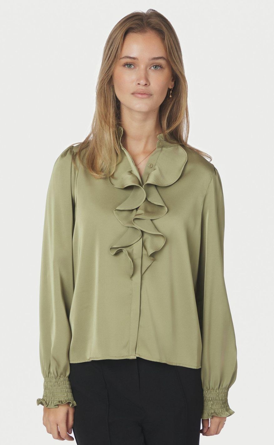 Neo Noir Bluse - Zamola - Dusty Army