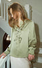 Neo Noir Bluse - Zamola - Dusty Army