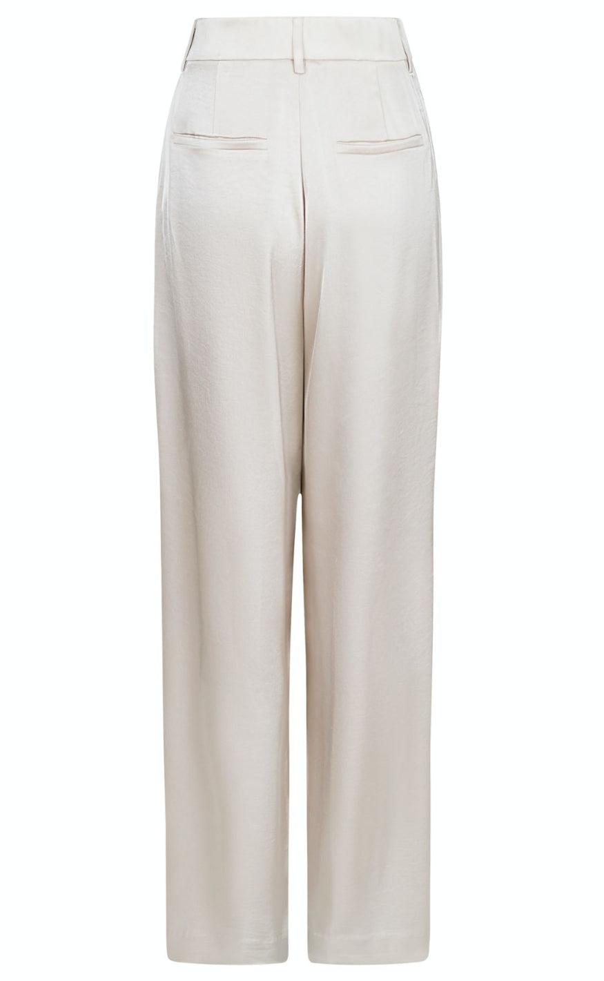 Neo Noir Bukser - Alessandra Heavy Sateen - Ivory