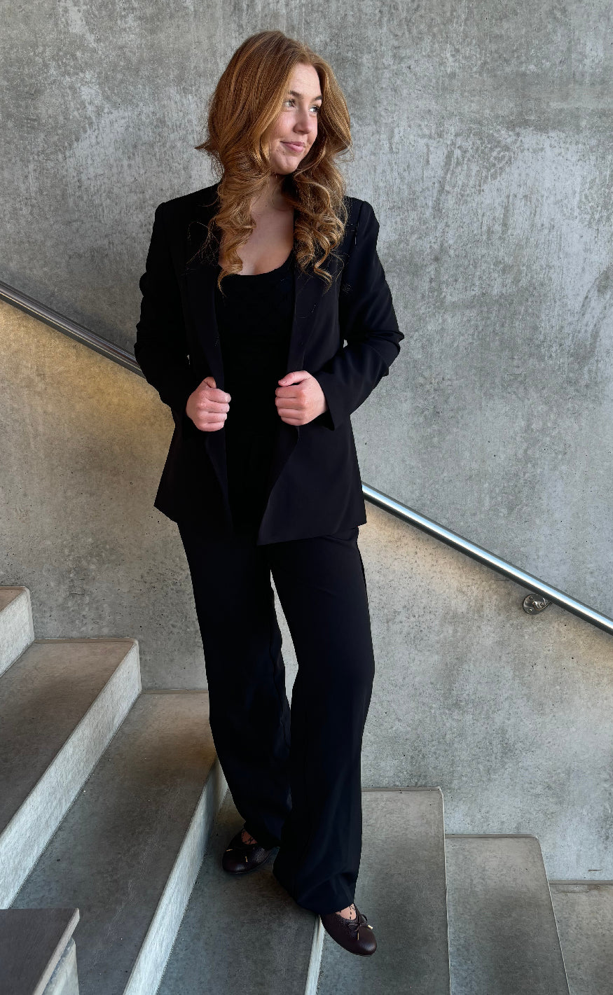 Neo Noir Bukser - Alice Suit - Black