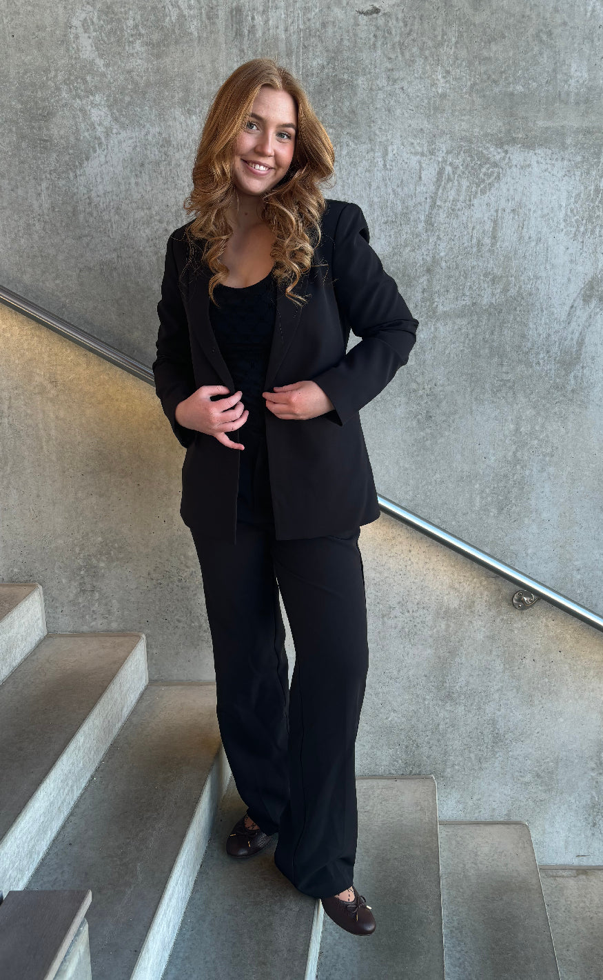 Neo Noir Bukser - Alice Suit - Black