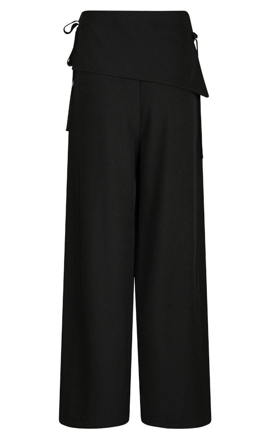 Neo Noir Bukser - Deani Fold - Black