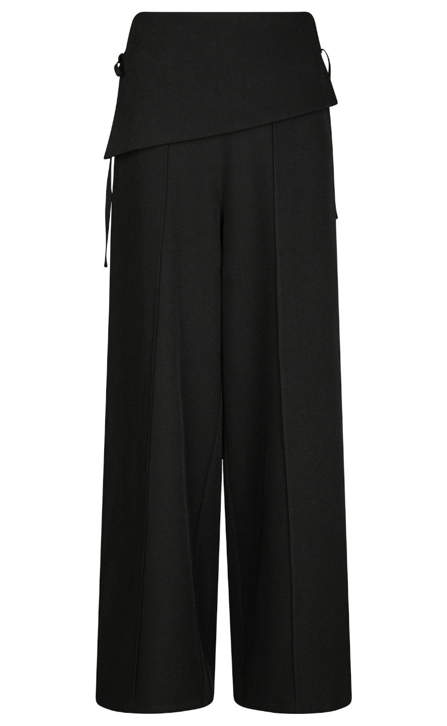 Neo Noir Bukser - Deani Fold - Black