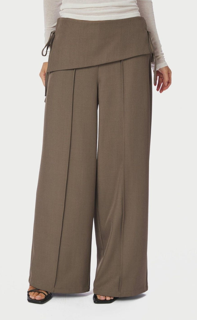 Neo Noir Bukser - Deani Fold - Taupe