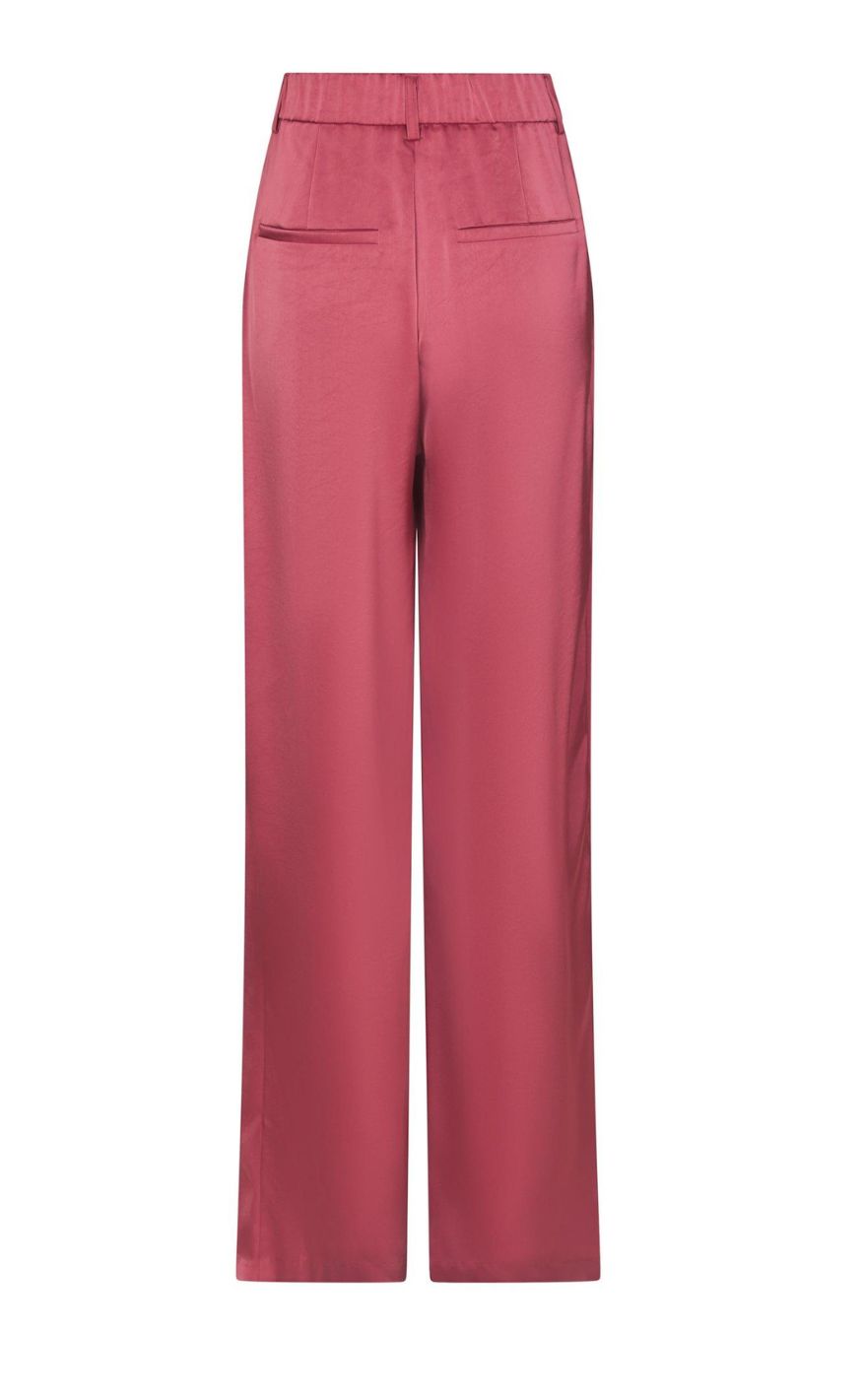 Neo Noir Bukser - Emmett Heavy Sateen - Cherry Pink