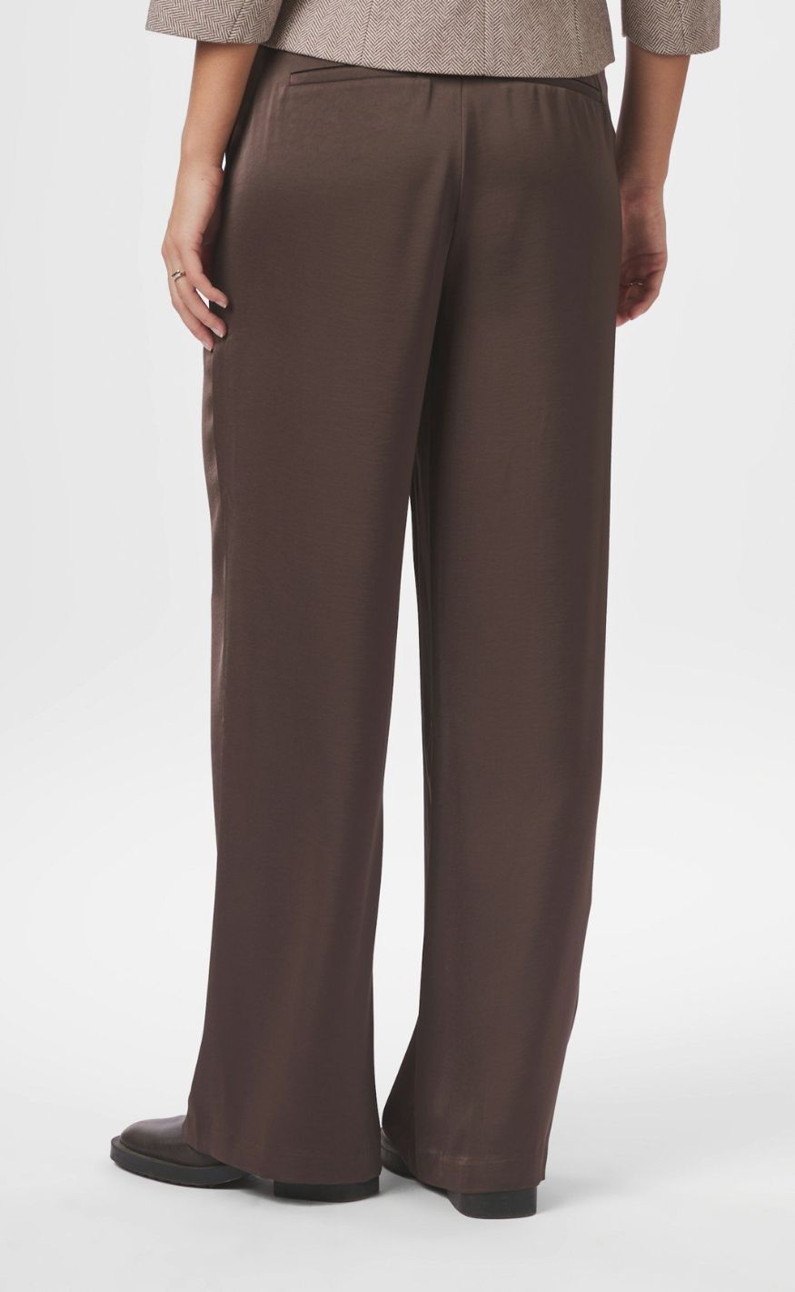 Neo Noir Bukser - Emmett Heavy Sateen - Dark Brown