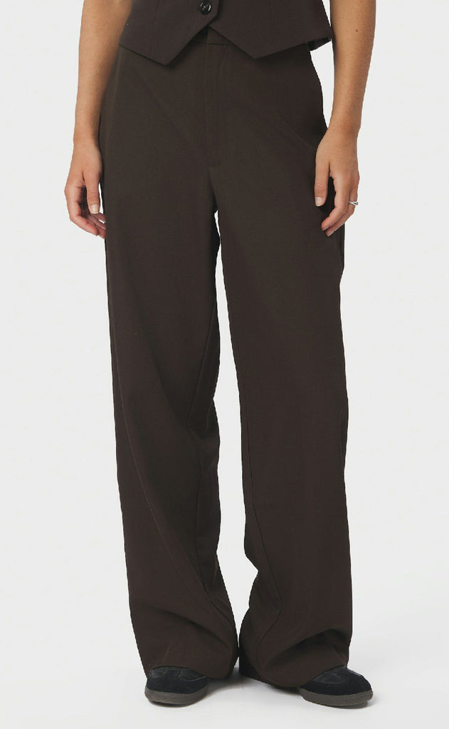 Neo Noir Bukser - Emmett Structure - Dark Brown